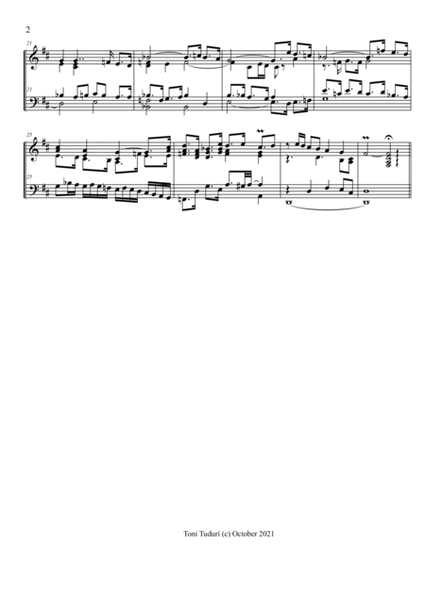 Baroque suite nº33 for piano in D Major image number null