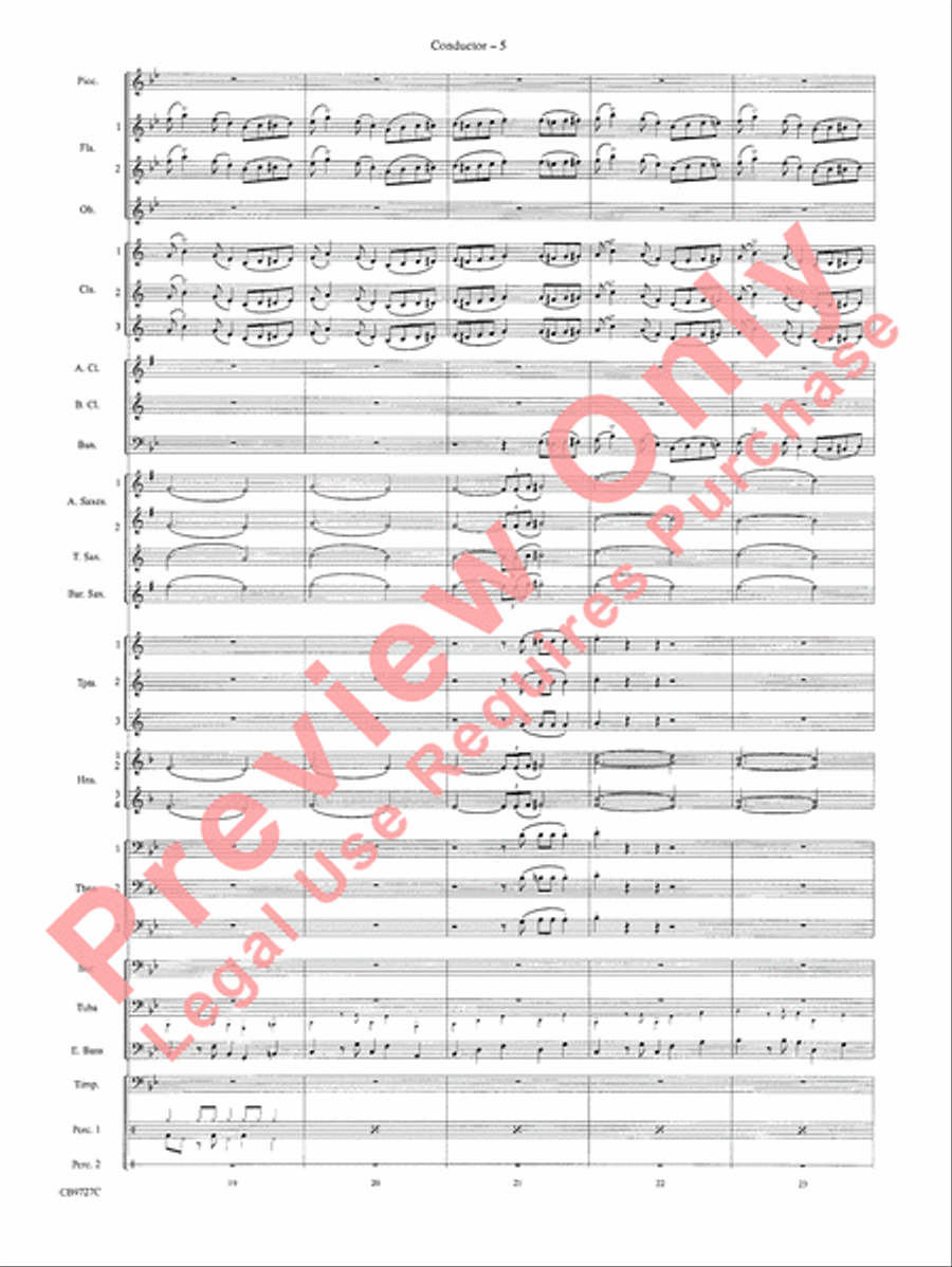Dave Brubeck: It's About Time Concert Band scores gallery preview page 8