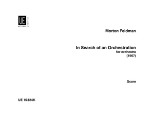 Book cover for In Search of An Orchestration(