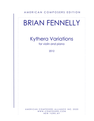 [Fennelly] Kythera Variations
