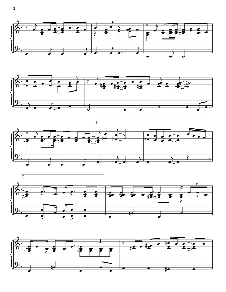 I Write The Songs Piano Solo scores gallery preview page 2