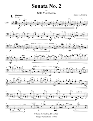 Guthrie: Sonata No. 2 for Solo Cello