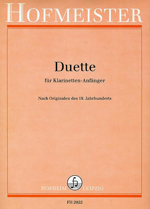 Duette fur Klarinetten-Anfanger