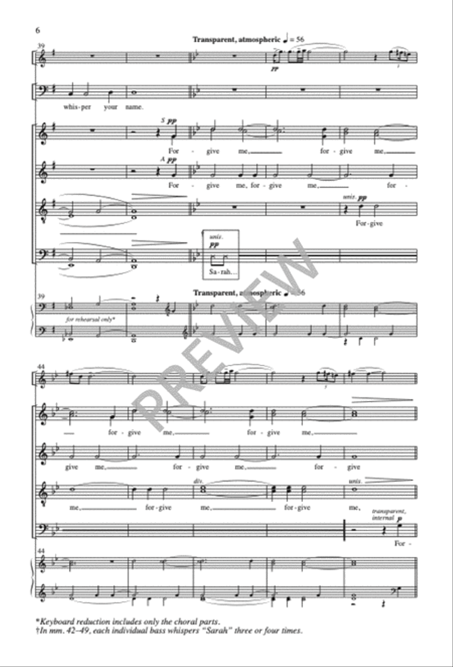 The Last Letter Divisi scores gallery preview page 7