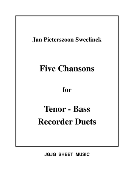 Eight Sweelinck Duets for T-B Recorders image number null