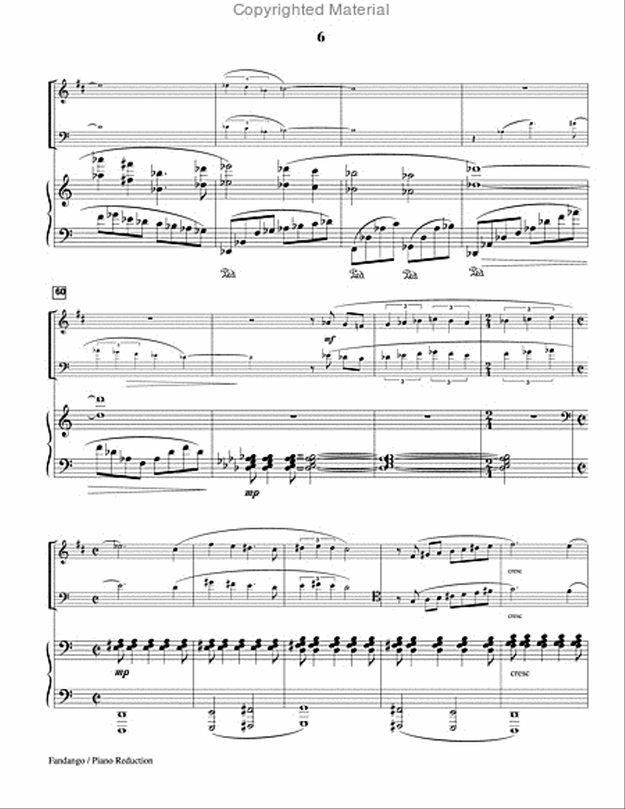 Fandango (piano reduction) Trumpet Solo scores gallery preview page 7