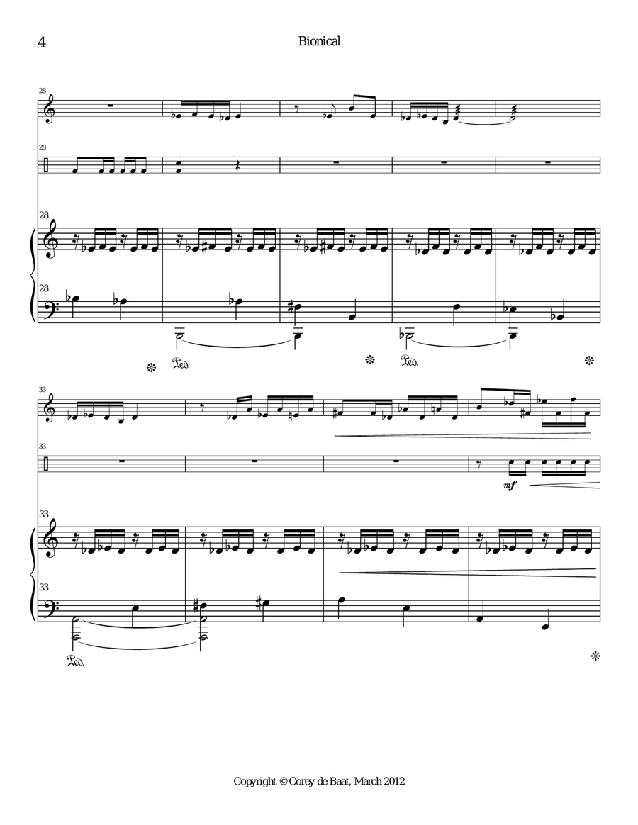 Bionical Marimba scores gallery preview page 6