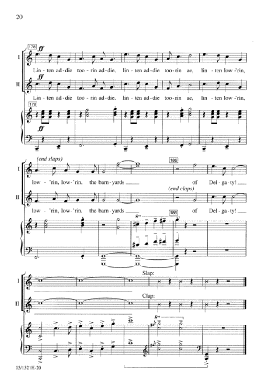 A Scottish Tribute A Scottish Tribute 2-Part scores gallery preview page 21