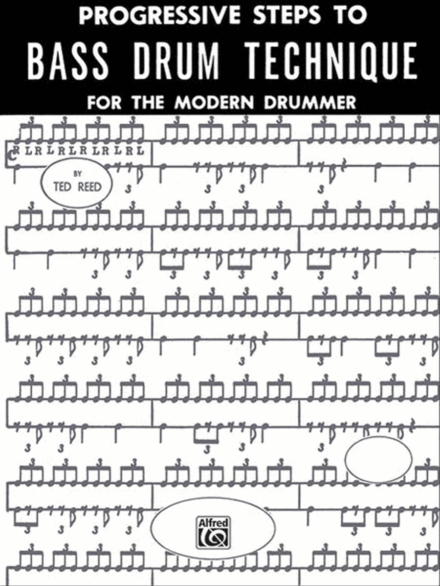 Progressive Steps to Bass Drum Technique for the Modern Drummer Drum Set scores gallery preview page 1