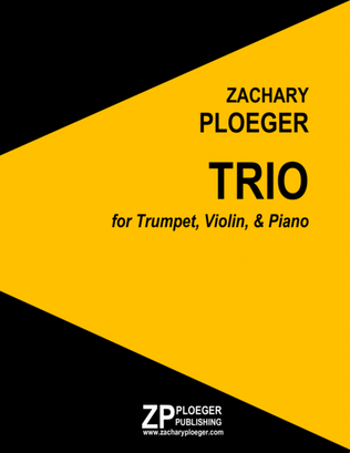Book cover for Trio for Trumpet, Violin, and Piano