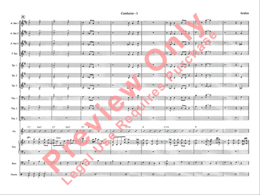 Avalon Jazz Ensemble scores gallery preview page 11