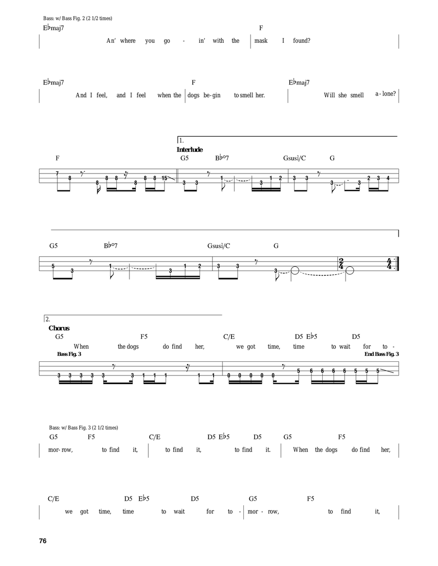 Plush Plush Bass Guitar scores gallery preview page 2