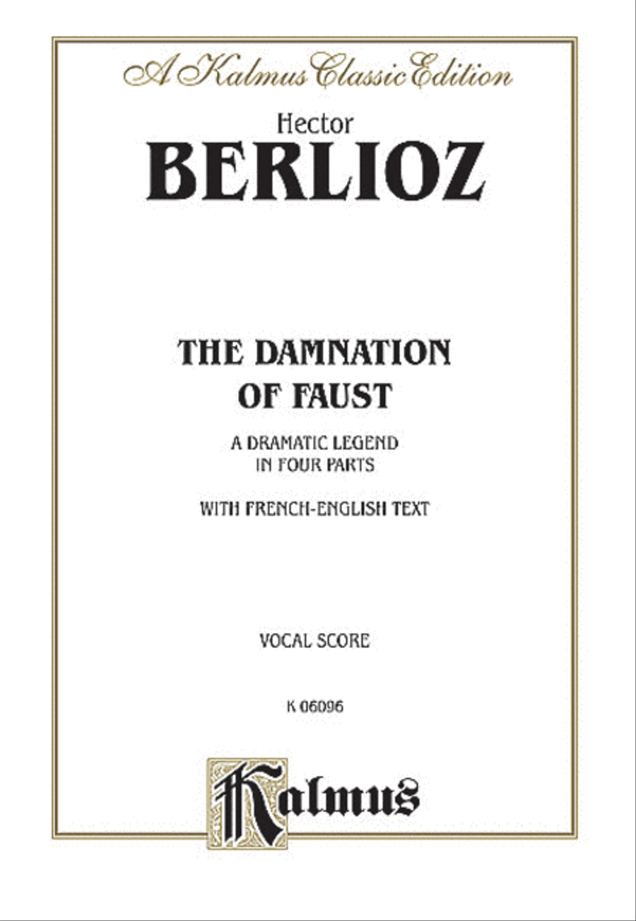 The Damnation of Faust 4-Part scores gallery preview page 1