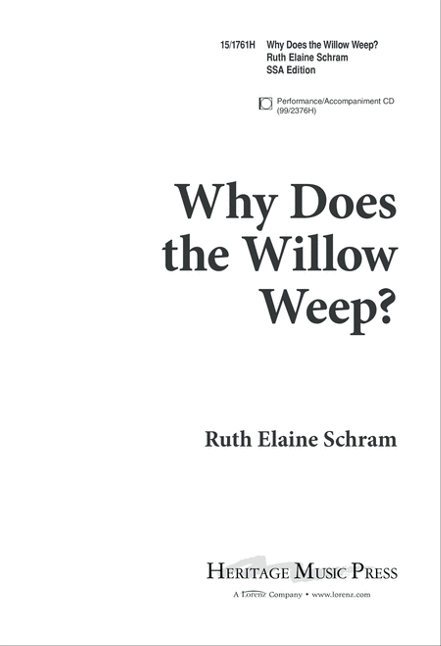 Why Does the Willow Weep? SSA scores gallery preview page 1