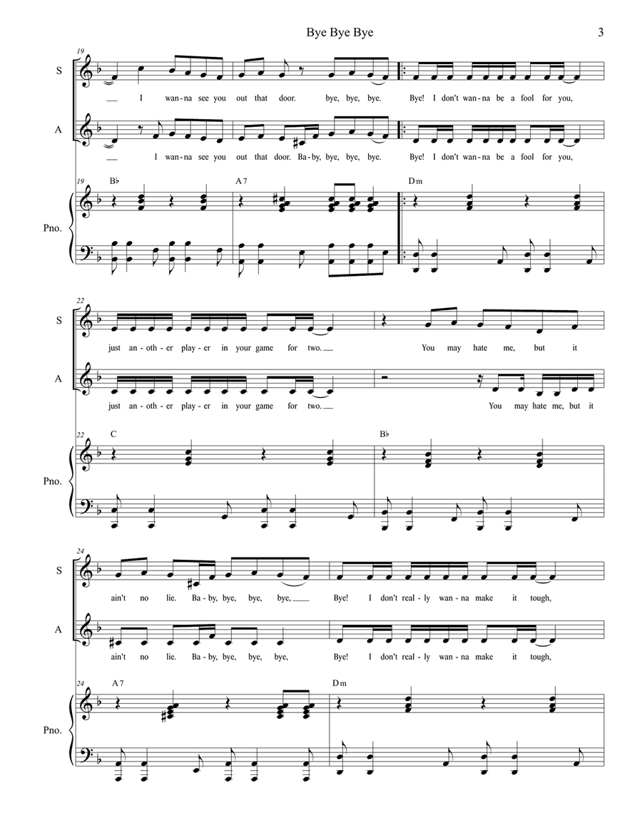 Bye Bye Bye SA scores gallery preview page 3
