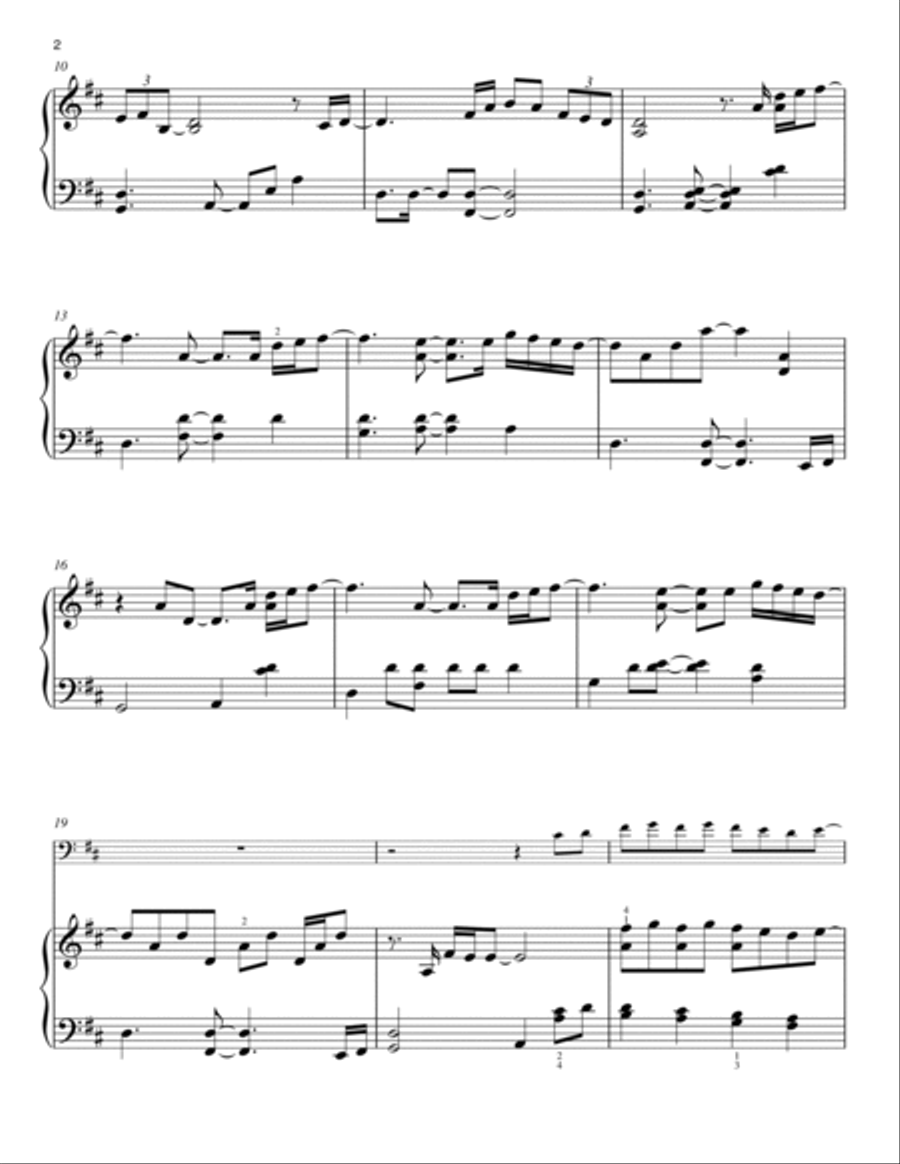 Thinking Out Loud Thinking Out Loud Easy Piano scores gallery preview page 2