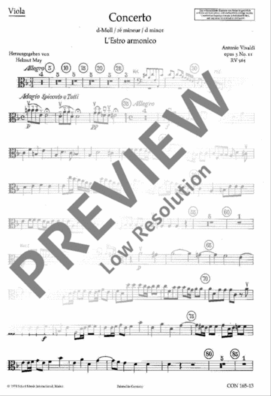 L'Estro Armonico L'Estro Armonico Violin scores gallery preview page 14
