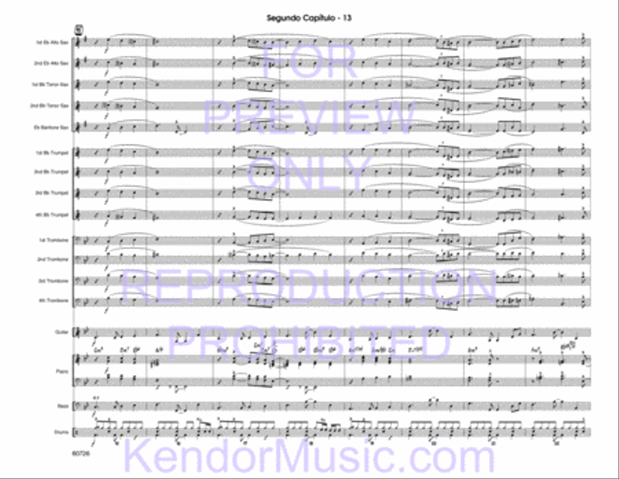 Segundo Capitulo Jazz Ensemble scores gallery preview page 15