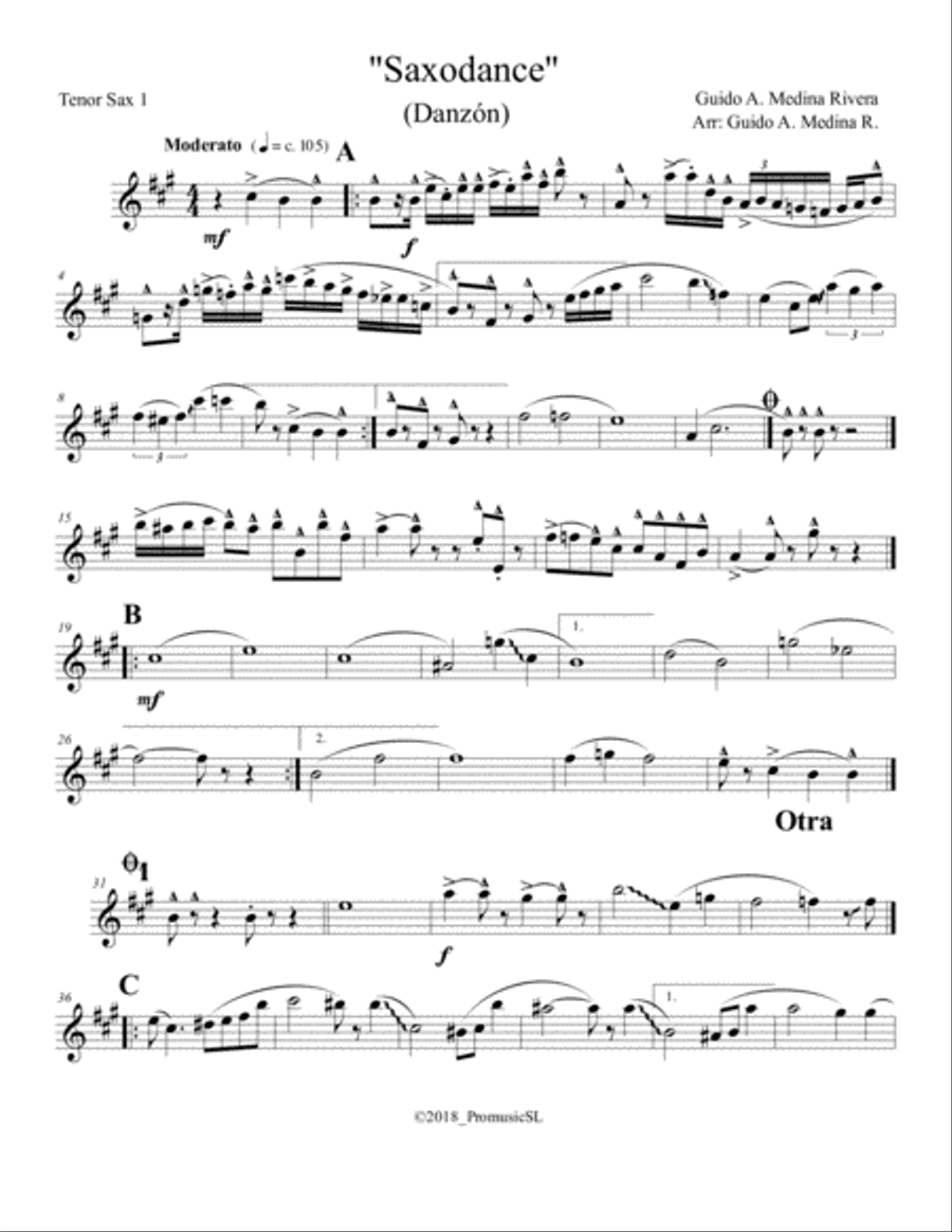 Saxodance Jazz Ensemble scores gallery preview page 5
