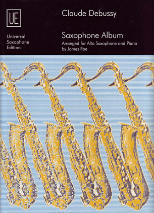 Book cover for Debussy Album, Alto Saxophone/