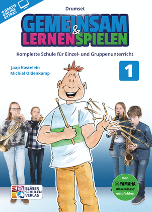 Book cover for Gemeinsam Lernen & Spielen 1 Drumset