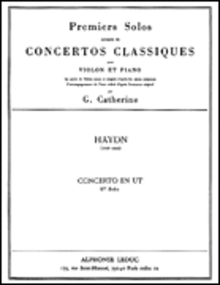 Book cover for Premier Solo Extrait - Concerto in C