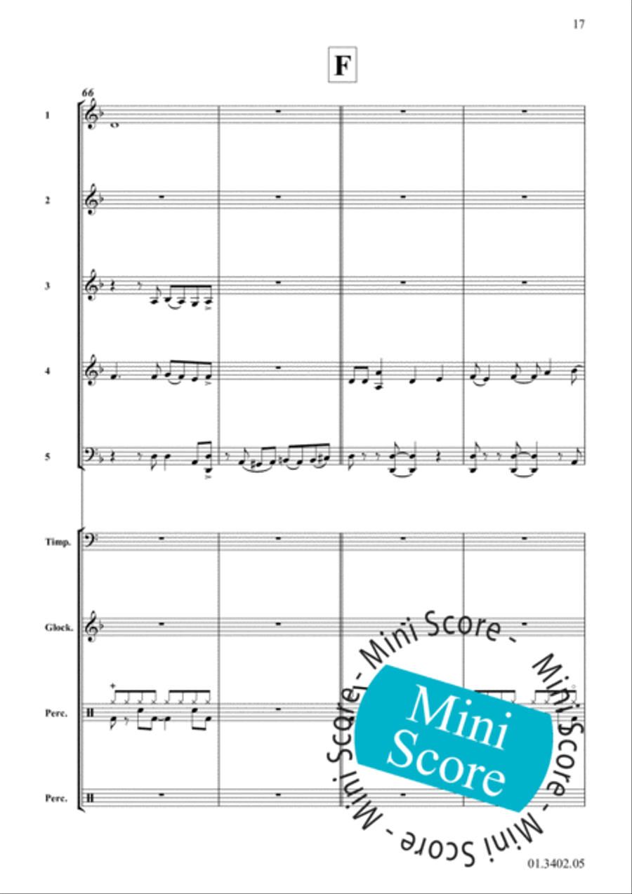 The Great Beethoven Bonanza Concert Band scores gallery preview page 21