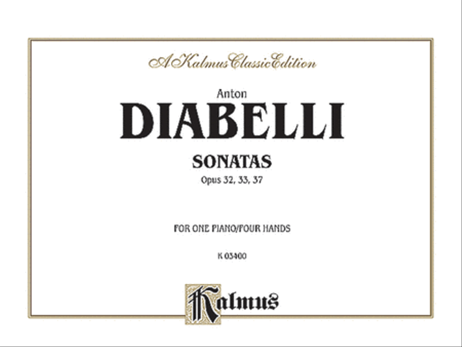 Sonatas, Op. 32, 33, 37 Small Ensemble scores gallery preview page 1