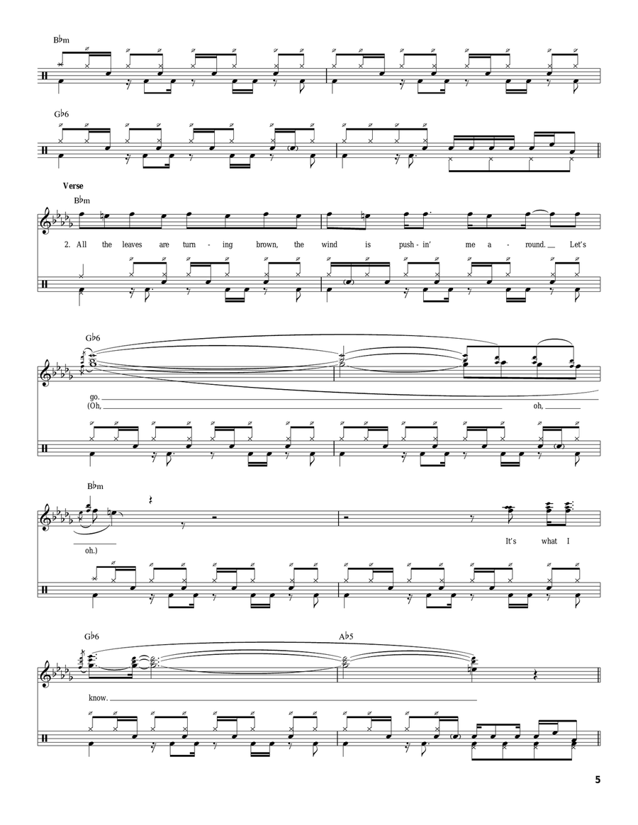 Torture Me Drum Set scores gallery preview page 5