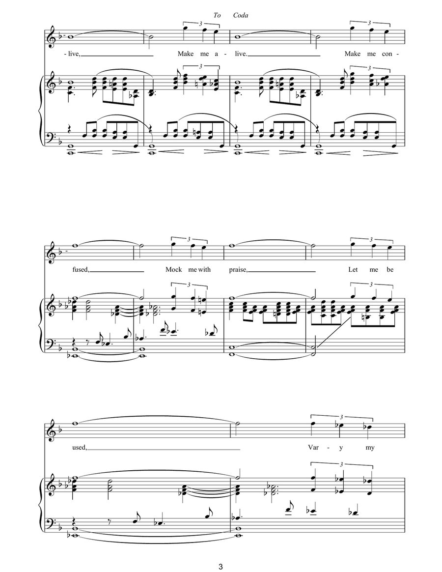 Being Alive Guitar scores gallery preview page 3