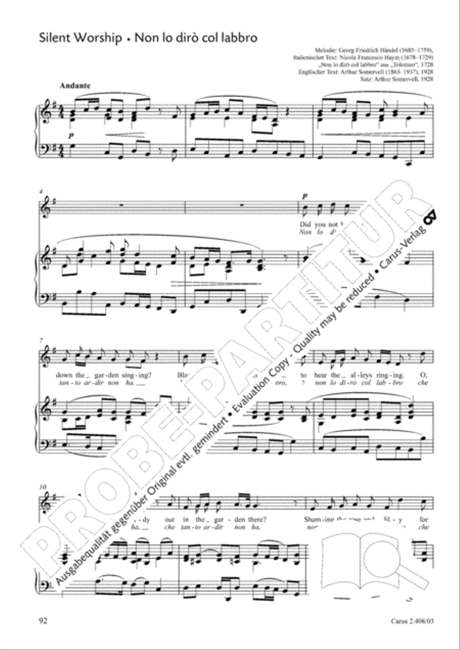Love songs. Collection for voice & piano. 80 arrangements for weddings and celebrations Voice scores gallery preview page 69