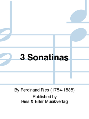 Book cover for 3 Sonatinas