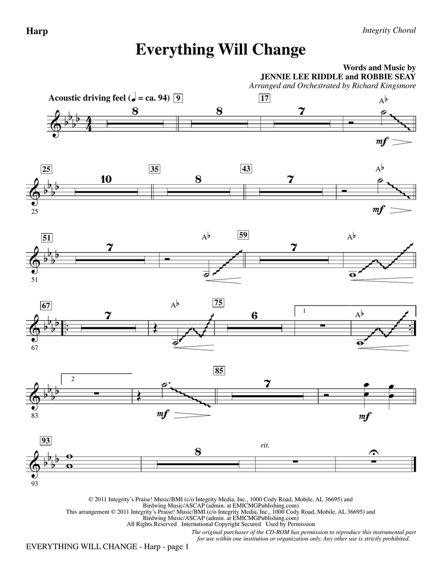 Everything Will Change - Harp