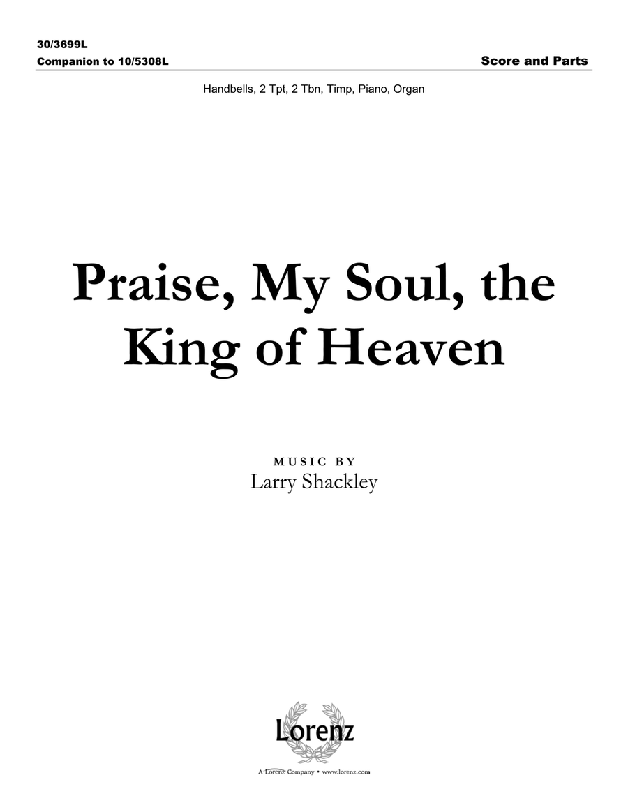 Praise, My Soul, the King of Heaven - Instrumental Ensemble Score and Parts (Dig 3-Octaves scores gallery preview page 1