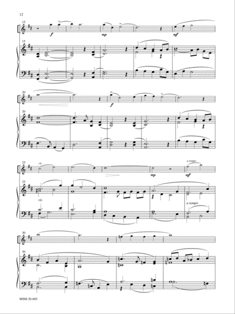 Three Chant-Based Pieces Piano scores gallery preview page 6
