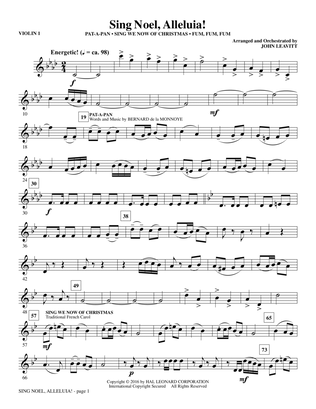 Sing Noel, Alleluia! - Violin 1