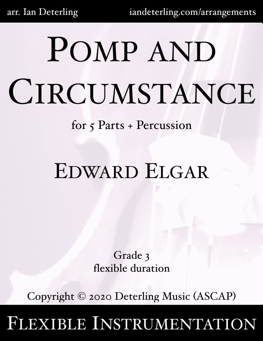 Pomp and Circumstance (Flexible Instrumentation) Concert Band scores gallery preview page 1