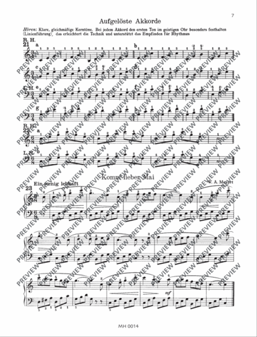 Das innere Hören Piano Method scores gallery preview page 12