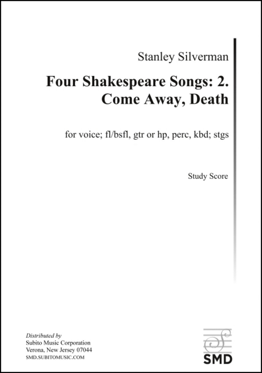 Four Shakespeare Songs: 2. Come Away, Death