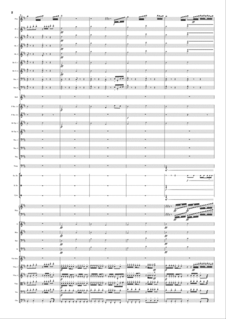 Crafting the Legend Full Orchestra scores gallery preview page 2