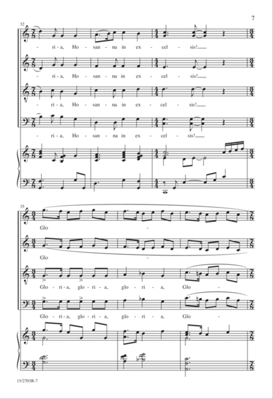 Ding, Dong! Merrily on High 4-Part scores gallery preview page 8