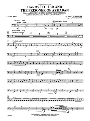 Harry Potter and the Prisoner of Azkaban, Symphonic Suite from: String Bass