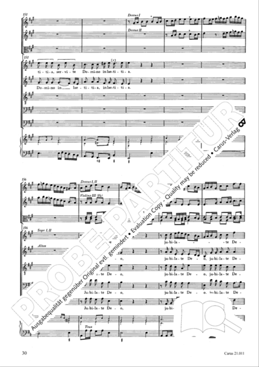 Jubilate Deo Choir scores gallery preview page 31