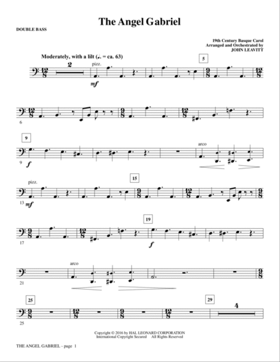 What Sweeter Music (A Cantata For Christmas) - Double Bass Choir scores gallery preview page 3