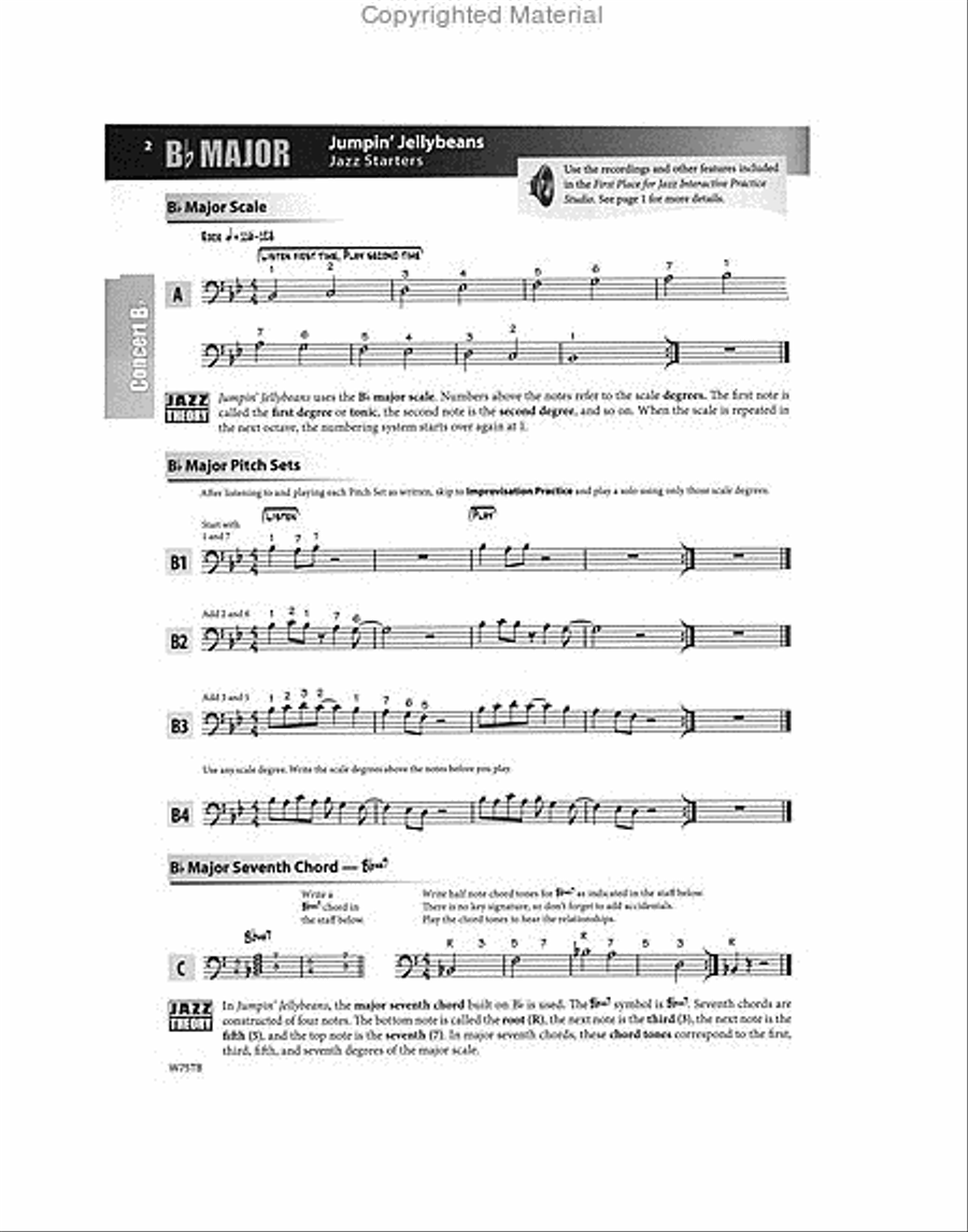 First Place for Jazz 1st & 2nd Trombone Trombone scores gallery preview page 2