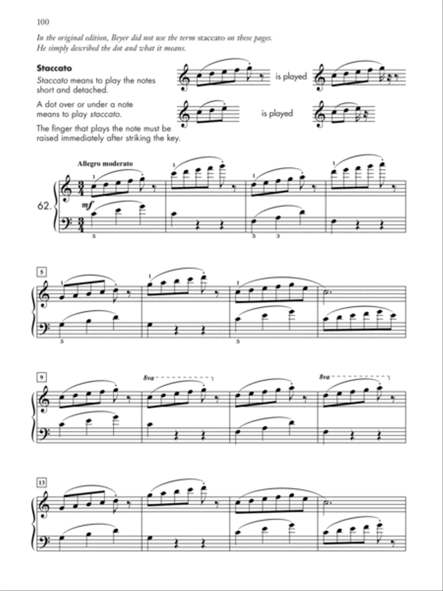 Elementary Method for the Piano, Op. 101 Piano Method scores gallery preview page 10