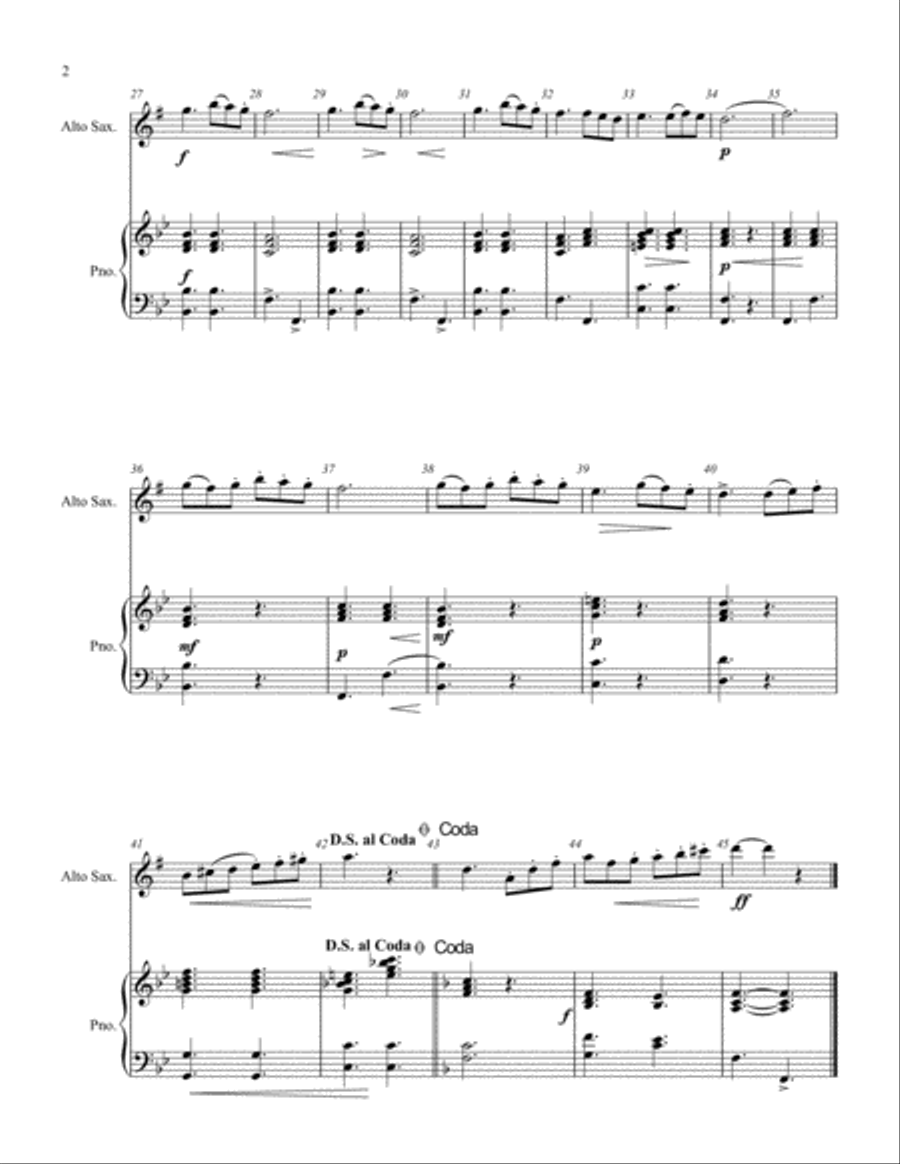 Saxophobia Alto Saxophone scores gallery preview page 3