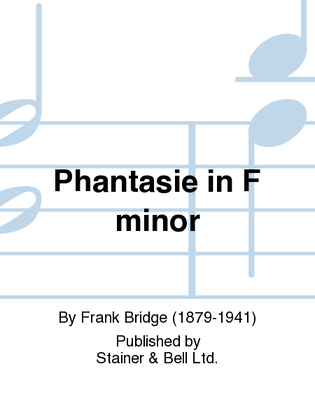 Book cover for Phantasie in F minor