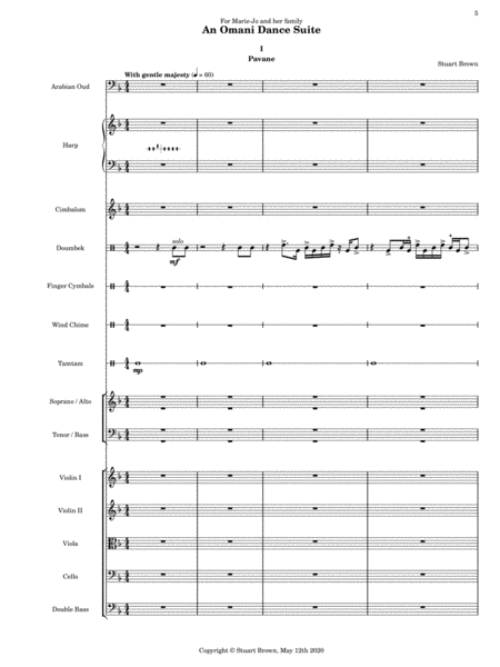 An Omani Dance Suite - COMPLETE BUNDLE (Score and all parts) image number null