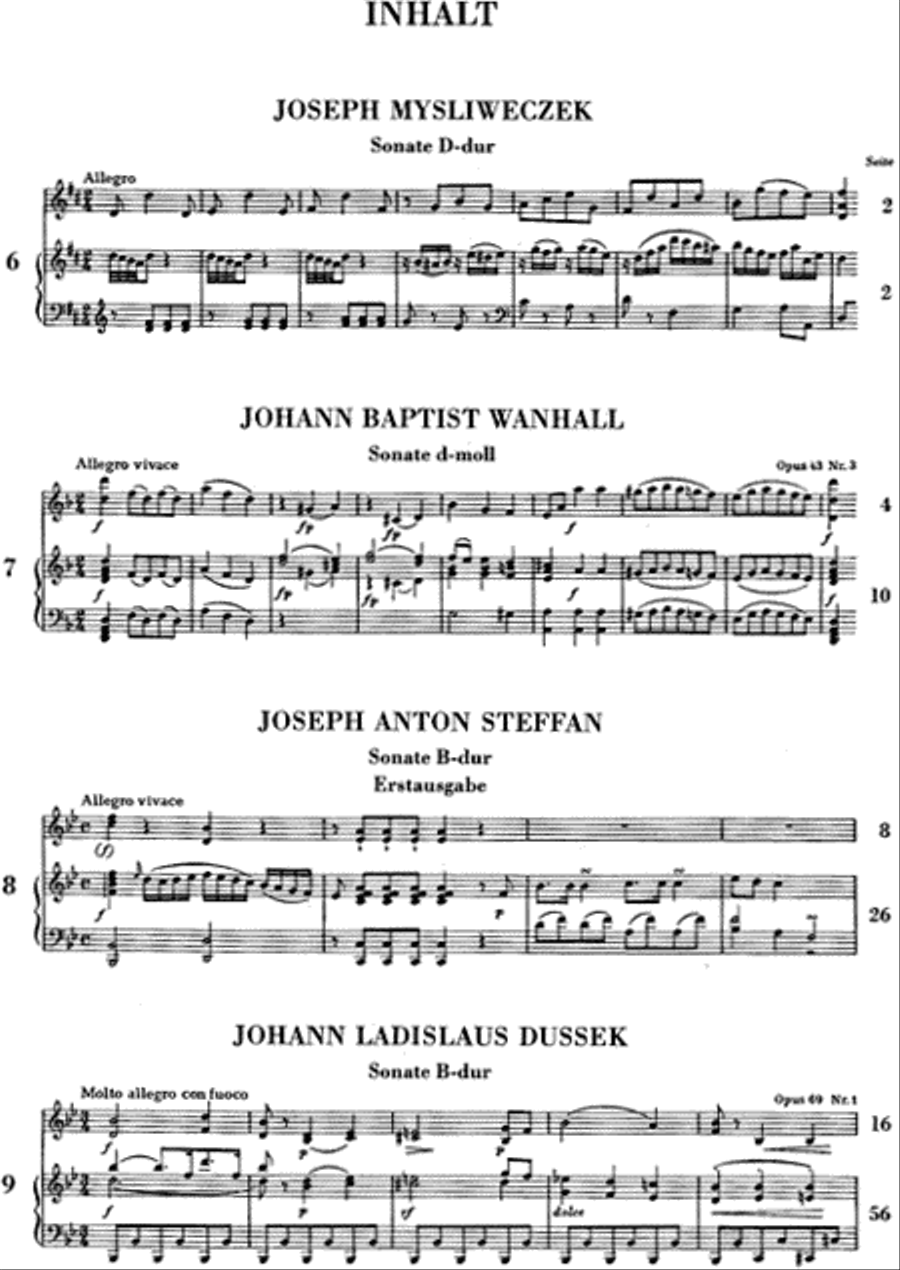 Bohemian Violin Sonatas – Volume II Violin Solo scores gallery preview page 2